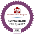 Health Center Program Advancing Health Information Technology for Quality 2025 badge